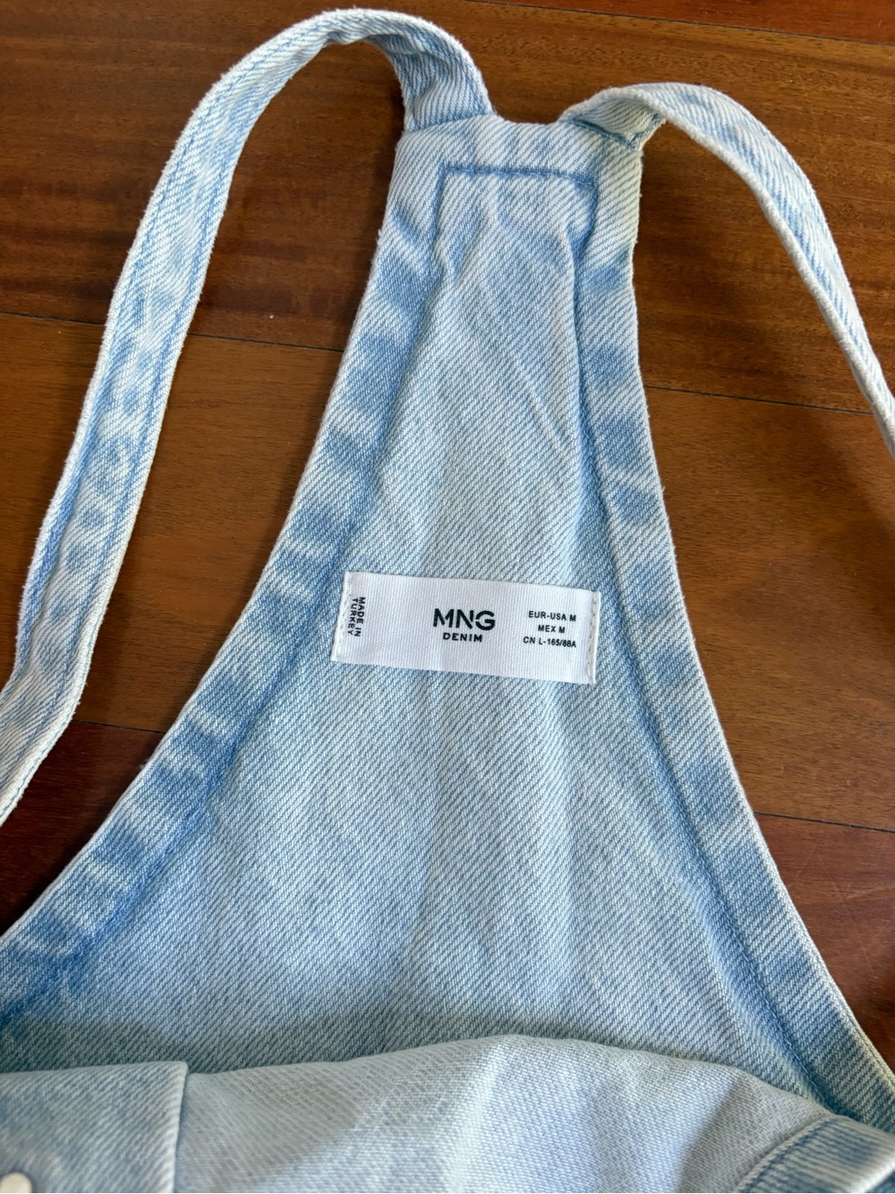 Mango Light Wash Denim overall - Picture 2 of 3